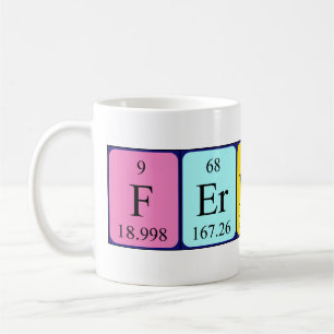 Fernando periodic table name mug