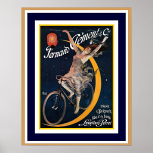 Fernano Clement Vintage Bicycle Ad Poster 16 x 20