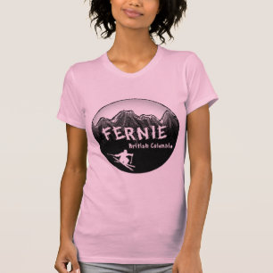 Fernie British Columbia Canada ski T-Shirt
