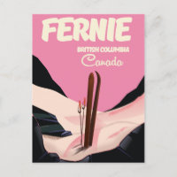 Fernie British Columbia Ski poster