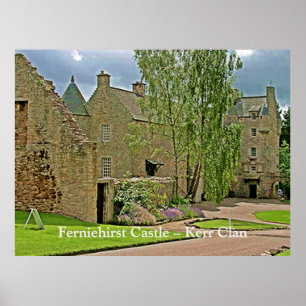 Ferniehirst Castle – Kerr Clan Poster