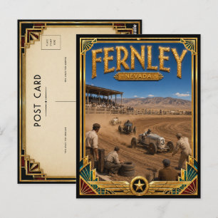 Fernley Nevada Vintage Art Deco Golden Age Postcard