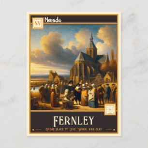 Fernley, Nevada Vintage Postcard