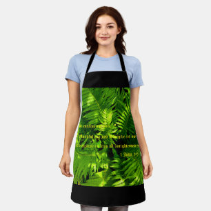 Ferns, 1 John 1:9 Apron