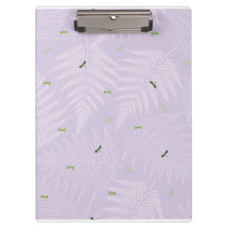 Ferns & Dragonflies Clipboard