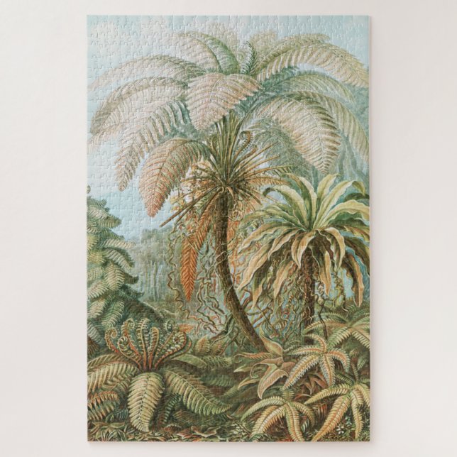 Ferns, Filicinae Laubfarne by Ernst Haeckel Jigsaw Puzzle (Vertical)