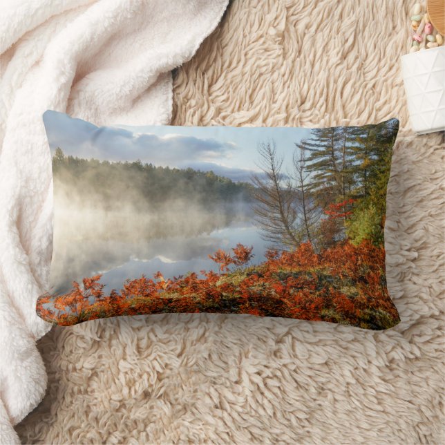 Ferns on Shoreline | Paradise, Michigan Lumbar Cushion (Blanket)