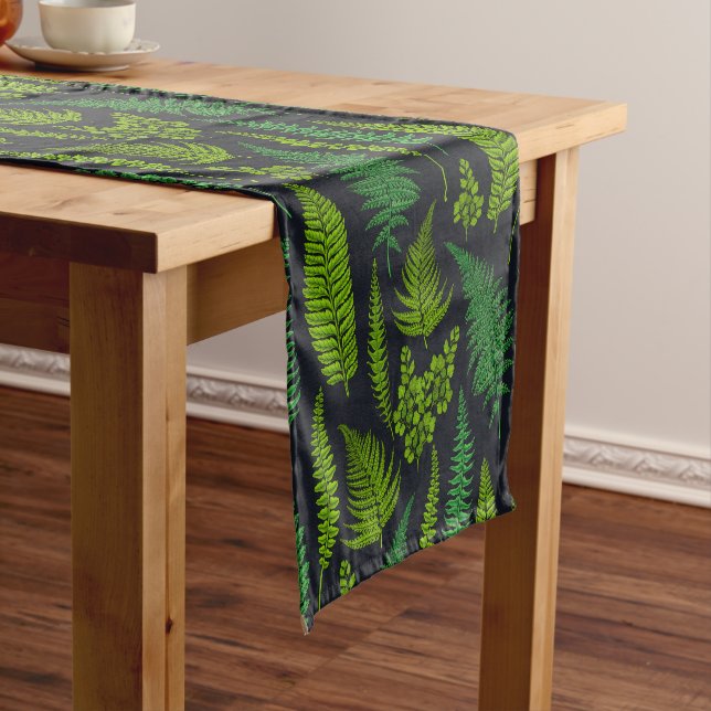 Ferns Short Table Runner (In Situ)
