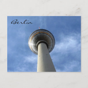 fernsehturm east berlin postcard