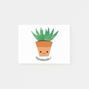 Ferntastic fern post-it notes