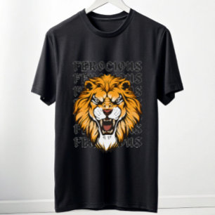 Ferocious Lion Graphic T-Shirt – Savage Alpha Gym