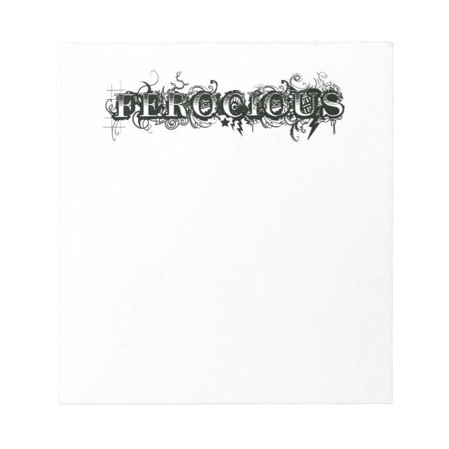 Ferocious Notepad (Front)