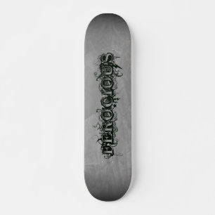 Ferocious Tattoo Slate Grey Ombre Skateboard