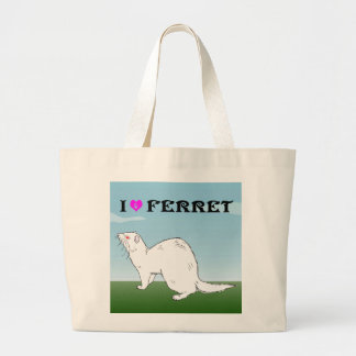 ferret (Al Pineau) Large Tote Bag