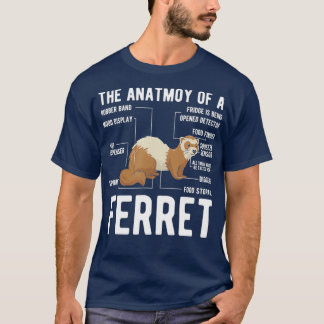 Ferret Anatomy T-Shirt