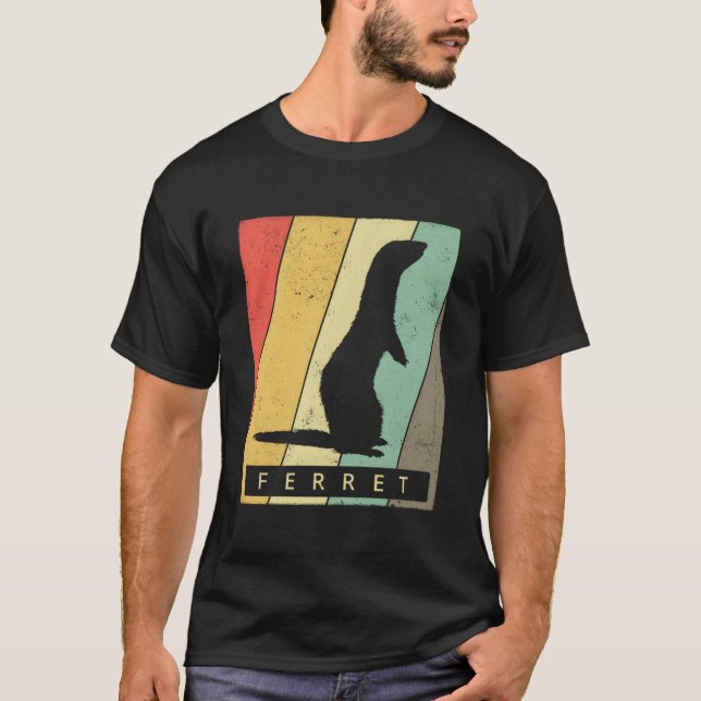 Ferret Animal T-Shirt (Front)