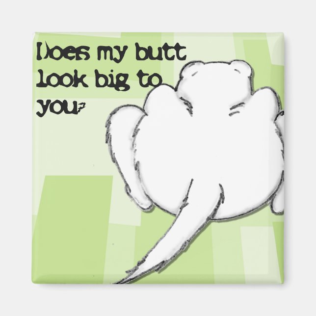 Ferret Big Butt Magnet (Front)