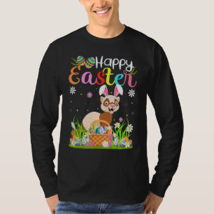 Ferret Bunny Egg Hunting Ferret Happy Easter T-Shirt