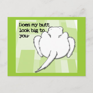 Ferret Butt Postcard
