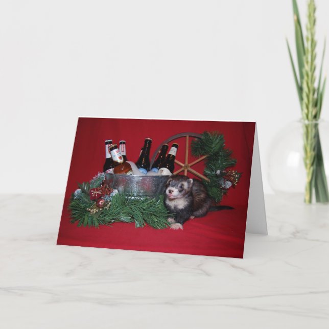 Ferret Christmas Card (Front)