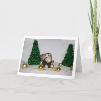 Ferret Christmas Card