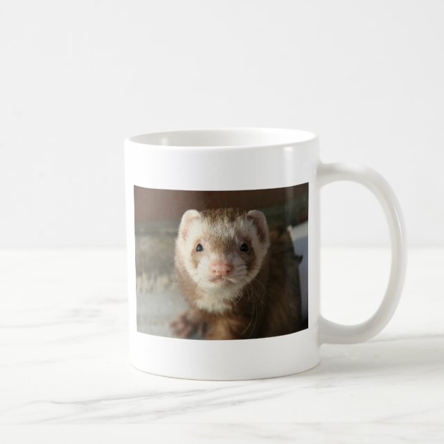 Ferret close-up mug (Right)