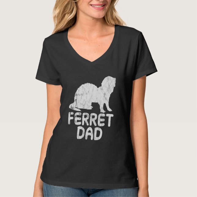 Ferret Dad T-Shirt (Front)