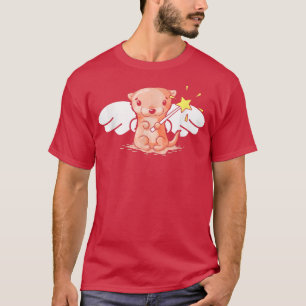 Ferret Fairy Ferrets Owner Magic Animal Lover Pole T-Shirt