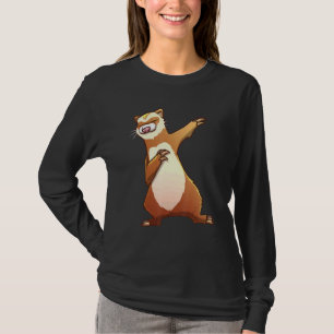 Ferret For Kids Men Women Dabbing Dance Hip-Hop _2 T-Shirt