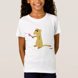 Ferret Holding A Flower Shirts