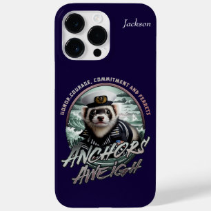 Ferret in Sailor Suit and Anchors Away Case-Mate iPhone 14 Pro Max Case
