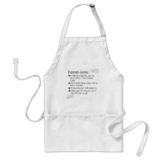 Ferret-isms & Sayings Standard Apron