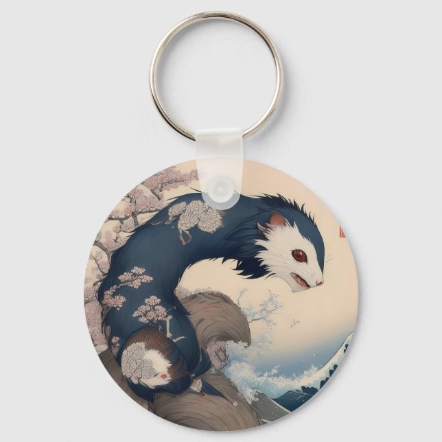 Ferret - Japan Key Ring (Front)