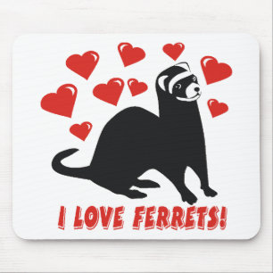 Ferret Love Mouse Pad
