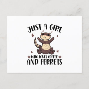 Ferret Lover Gifts Pets Ferrets Animals Pet Postcard