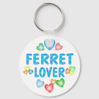 FERRET LOVER KEY RING