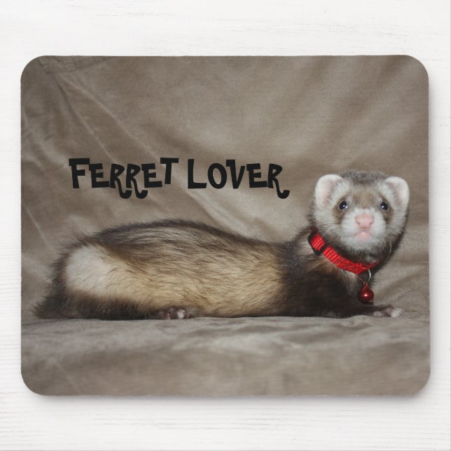 FERRET LOVER MOUSE PAD (Front)