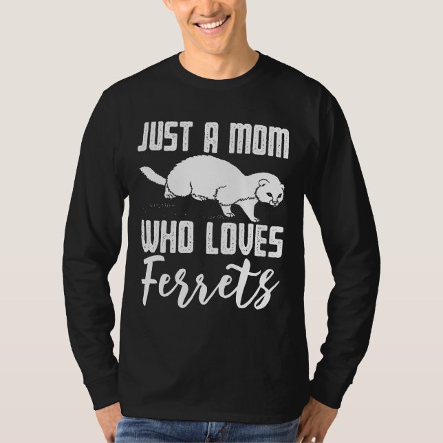 Ferret Mum Tees   For Ferret (Front)