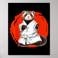 Ferret Ninja Martial Arts Karate Jiu-Jitsu Judo