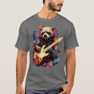 Ferret Playing Guitar T-Shirt