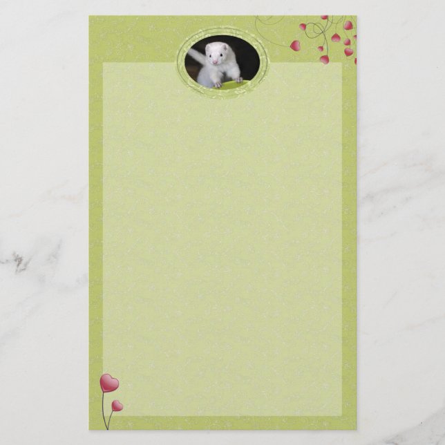 Ferret Spring Stationery (Front)