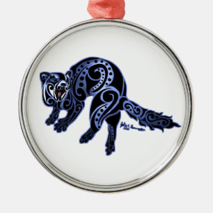 Ferret Trybe: War Dance! Metal Tree Decoration