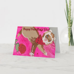 Ferret Valentine's Day Card