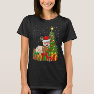 Ferret   Xmas Holiday Santa Ferret Christmas Tree T-Shirt