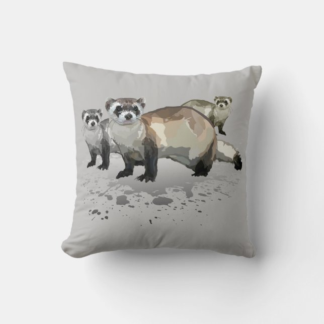Ferrets  cushion (Front)