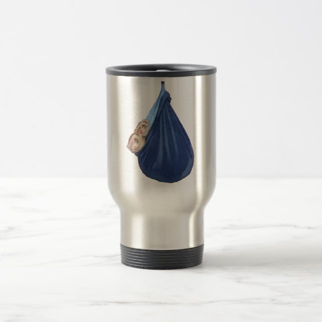 Ferrets In Sleeping Bag Coffee/Travel Mug (Center)