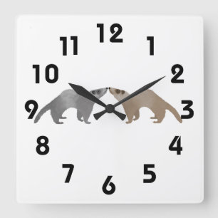 Ferrets Wall Clock