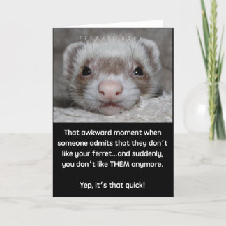 FERRETSDOOK Greeting Card