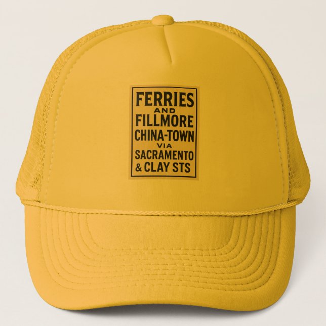 Ferries and Fillmore Trucker Hat (Front)