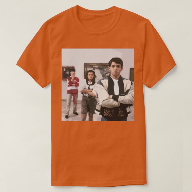 Ferris Buellers Day Off Art Gallery T-Shirt (Design Front)